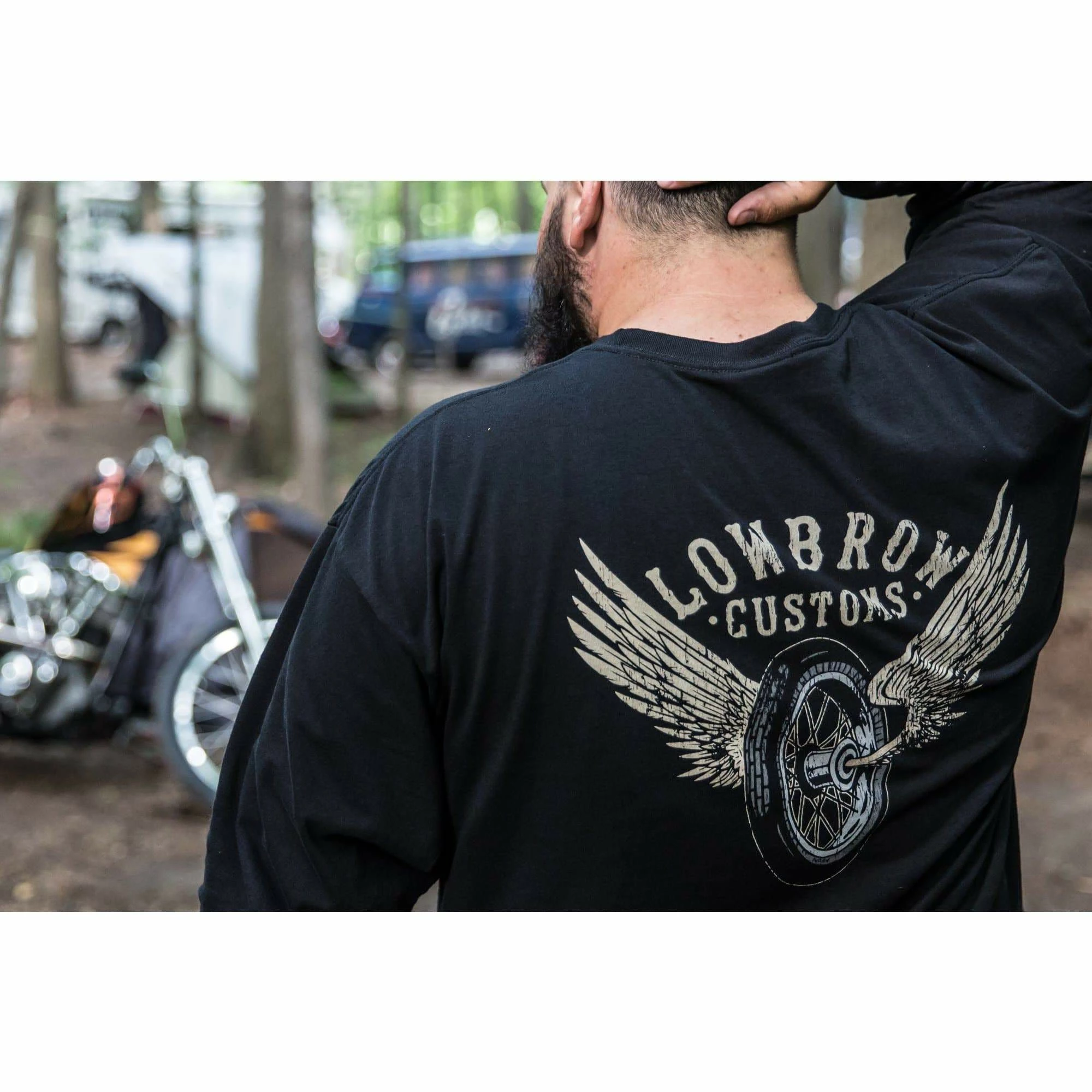Lowbrow Customs Winged Wheel T-Shirt 6 Lowbrow Customs Winged Wheel T-Shirt - Image 6