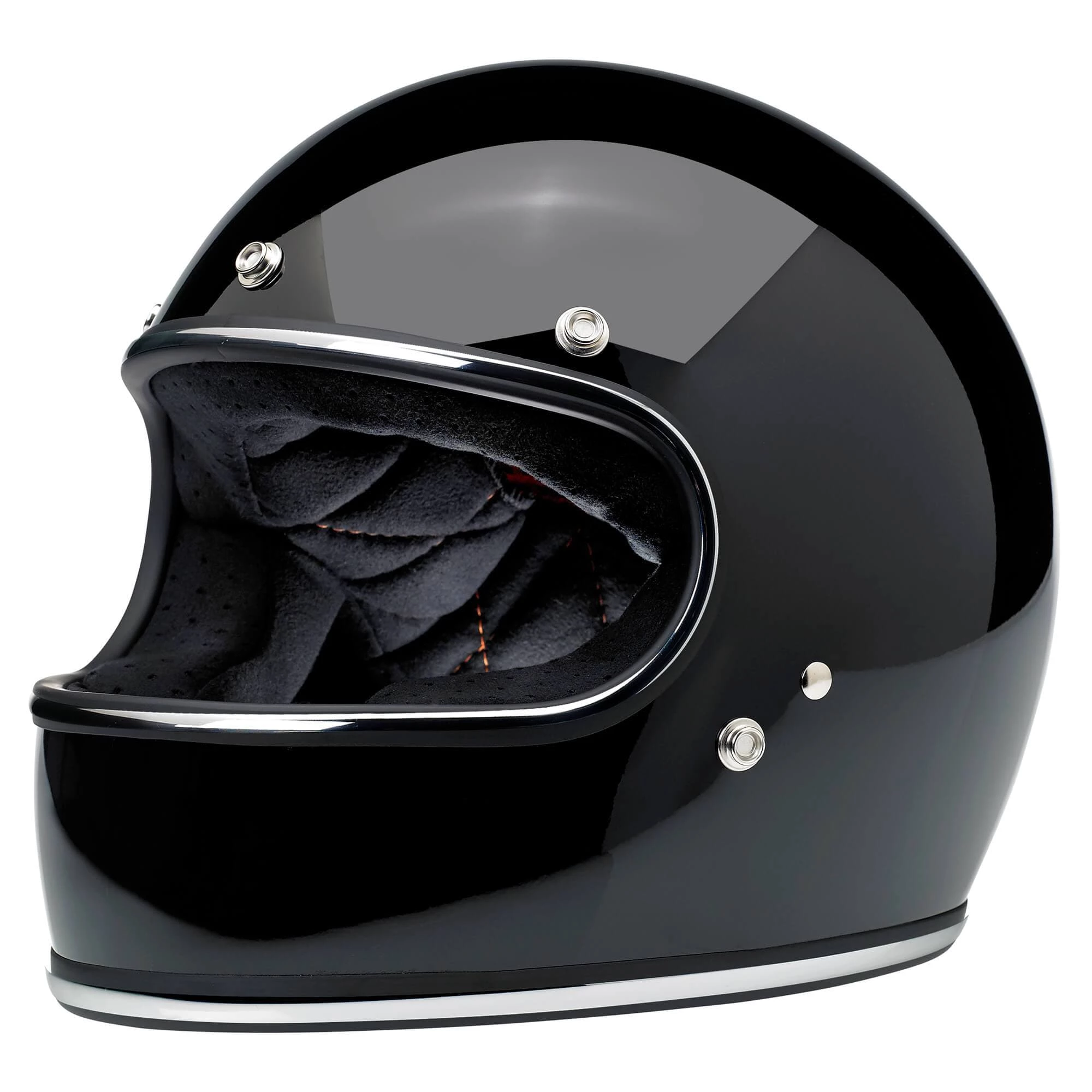 Biltwell Gringo DOT/ECE Approved Full Face Helmet - Gloss Black 1 Biltwell Gringo DOT/ECE Approved Full Face Helmet - Gloss Black