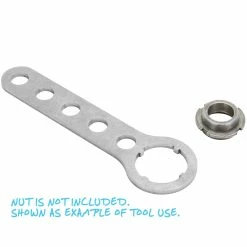 Lowbrow Customs Wrench For Triumph 500 / 650cc Fork Tube Lower Bushing Nut Tool OEM # 60-0527 -Motorcycle Accessories Shop 008355 lowbrow customs fork tube lower bushing nut wrench tool 1