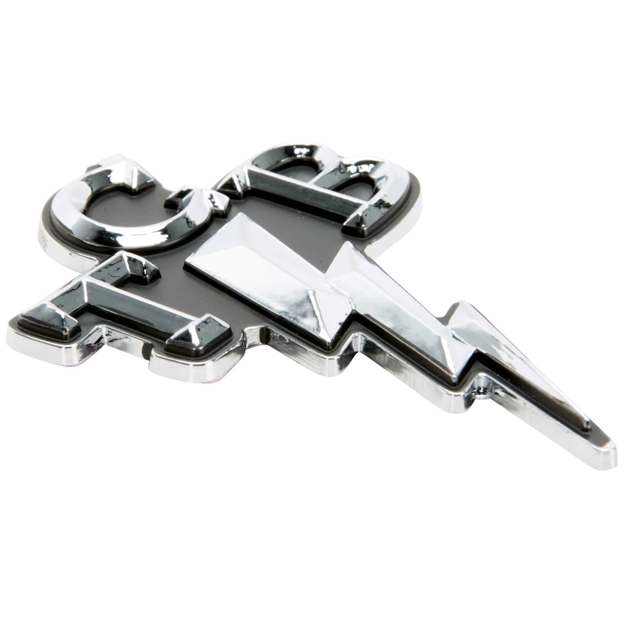 Lowbrow Customs TCB Takin' Care Of Business Chrome Stick-On 3D Emblem 5 Lowbrow Customs TCB Takin' Care Of Business Chrome Stick-On 3D Emblem - Image 5