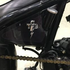 Lowbrow Customs TCB Takin' Care Of Business Chrome Stick-On 3D Emblem 9 Lowbrow Customs TCB Takin' Care Of Business Chrome Stick-On 3D Emblem -Motorcycle Accessories Shop 008622 lowbrow customs tcb chrome stick on 3d emblem installed2