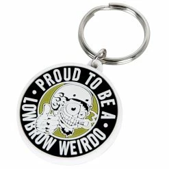 Lowbrow Customs Proud To Be A Lowbrow Weirdo Keychain