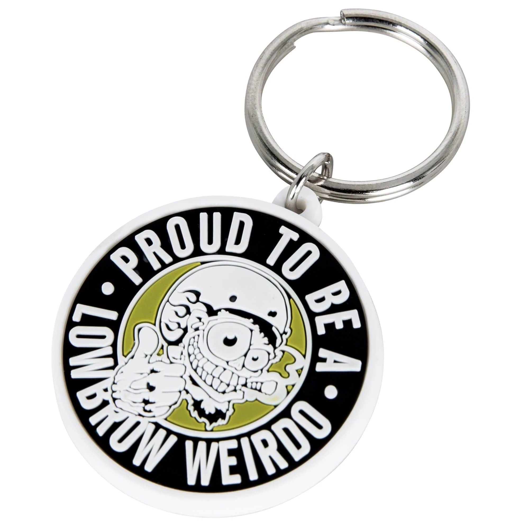 Lowbrow Customs Proud To Be A Lowbrow Weirdo Keychain 1 Lowbrow Customs Proud To Be A Lowbrow Weirdo Keychain