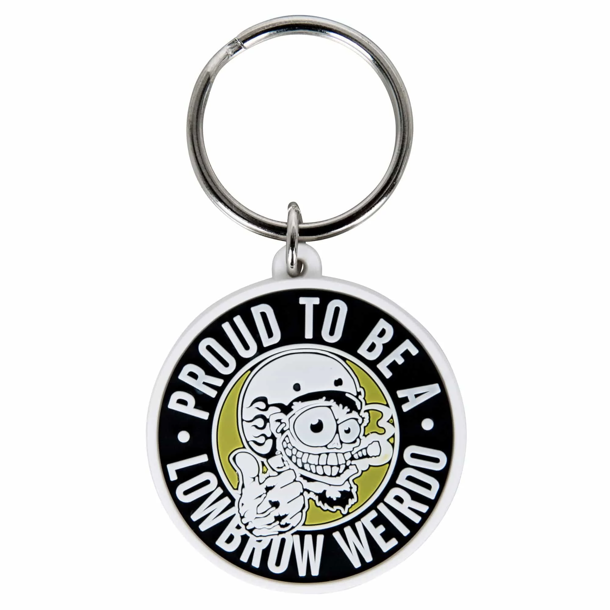 Lowbrow Customs Proud To Be A Lowbrow Weirdo Keychain 2 Lowbrow Customs Proud To Be A Lowbrow Weirdo Keychain - Image 2