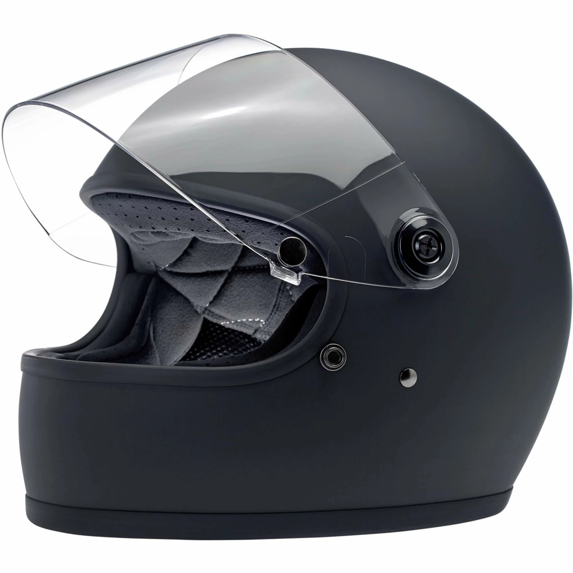 Biltwell Gringo S DOT/ECE Approved Full Face Helmet - Flat Black 2 Biltwell Gringo S DOT/ECE Approved Full Face Helmet - Flat Black - Image 2