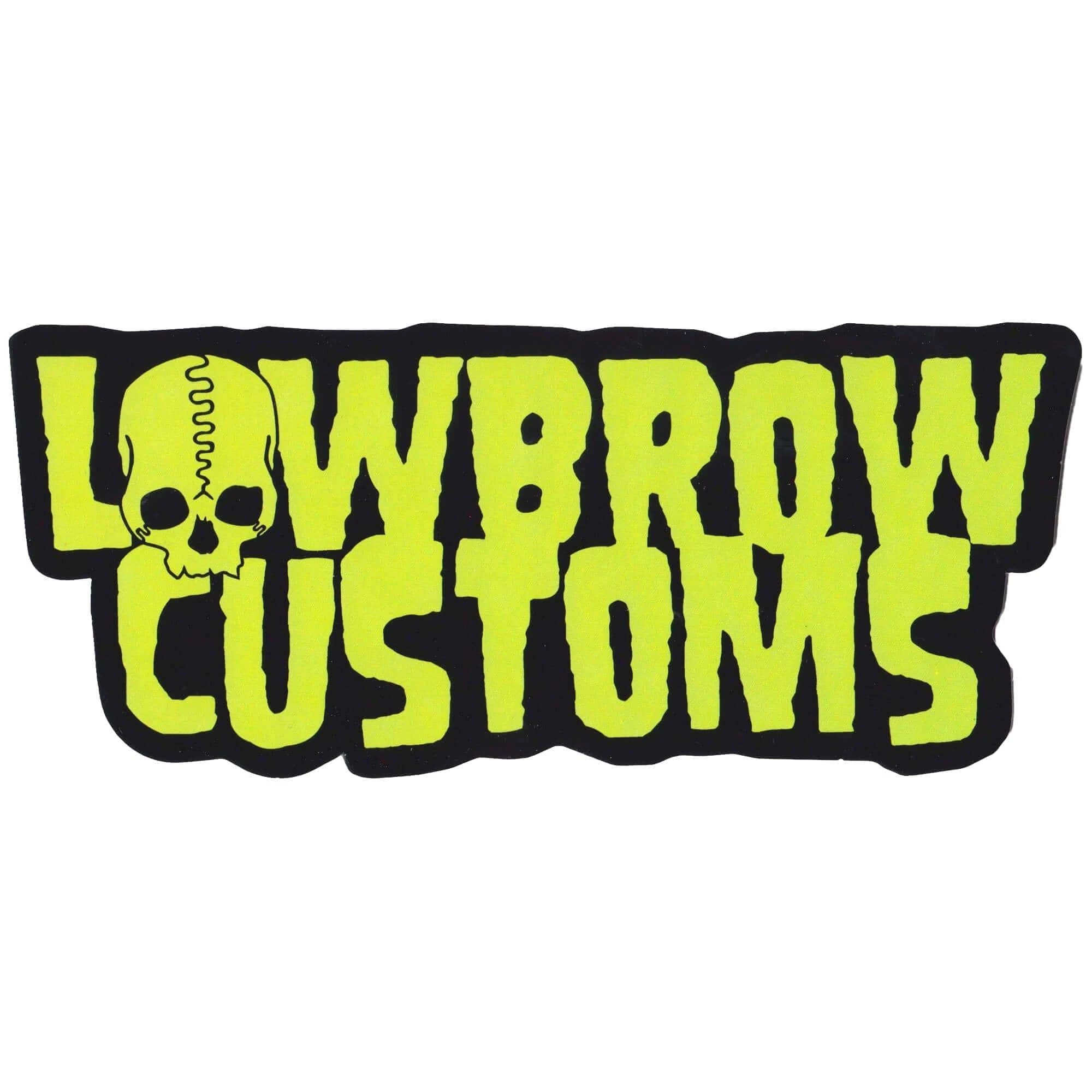 Lowbrow Customs Logo Sticker - Large 1 Lowbrow Customs Logo Sticker - Large