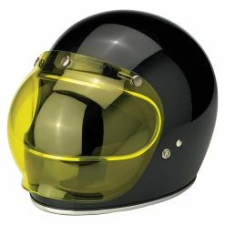 Biltwell Anti-Fog Bubble Shield - Yellow -Motorcycle Accessories Shop 009753 biltwell anti fog bubble shield yellow 5