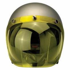 Biltwell Anti-Fog Bubble Shield - Yellow -Motorcycle Accessories Shop 009753 biltwell anti fog bubble shield yellow 9