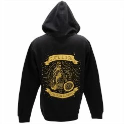 Lowbrow Customs Good Luck Zip-up Hooded Sweatshirt
