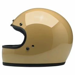 Biltwell Gringo DOT/ECE Approved Full Face Helmet - Gloss Coyote Tan -Motorcycle Accessories Shop 010071 biltwell gringo helmet dot ece gloss coyote tan 3