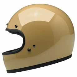 Biltwell Gringo DOT/ECE Approved Full Face Helmet - Gloss Coyote Tan -Motorcycle Accessories Shop 010071 biltwell gringo helmet dot ece gloss coyote tan 4