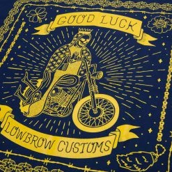 Lowbrow Customs Bandanna 3 Pack - Made In The USA -Motorcycle Accessories Shop 010130 Lowbrow Customs Good Luck Bandanna Made in the USA Navy 2e e383fe69 4f38 468f 98fa f88274f7ab9d