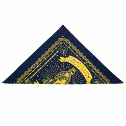 Lowbrow Customs Good Luck Bandanna - Made In The USA -Motorcycle Accessories Shop 010130 lowbrow customs good luck bandanna made in the usa navy 4e
