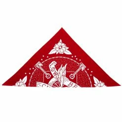 Lowbrow Customs Winged Wheel Banner Bandanna - Made In The USA 8 Lowbrow Customs Winged Wheel Banner Bandanna - Made In The USA -Motorcycle Accessories Shop 010131 lowbrow customs winged wheel banner bananna made in the usa red 3