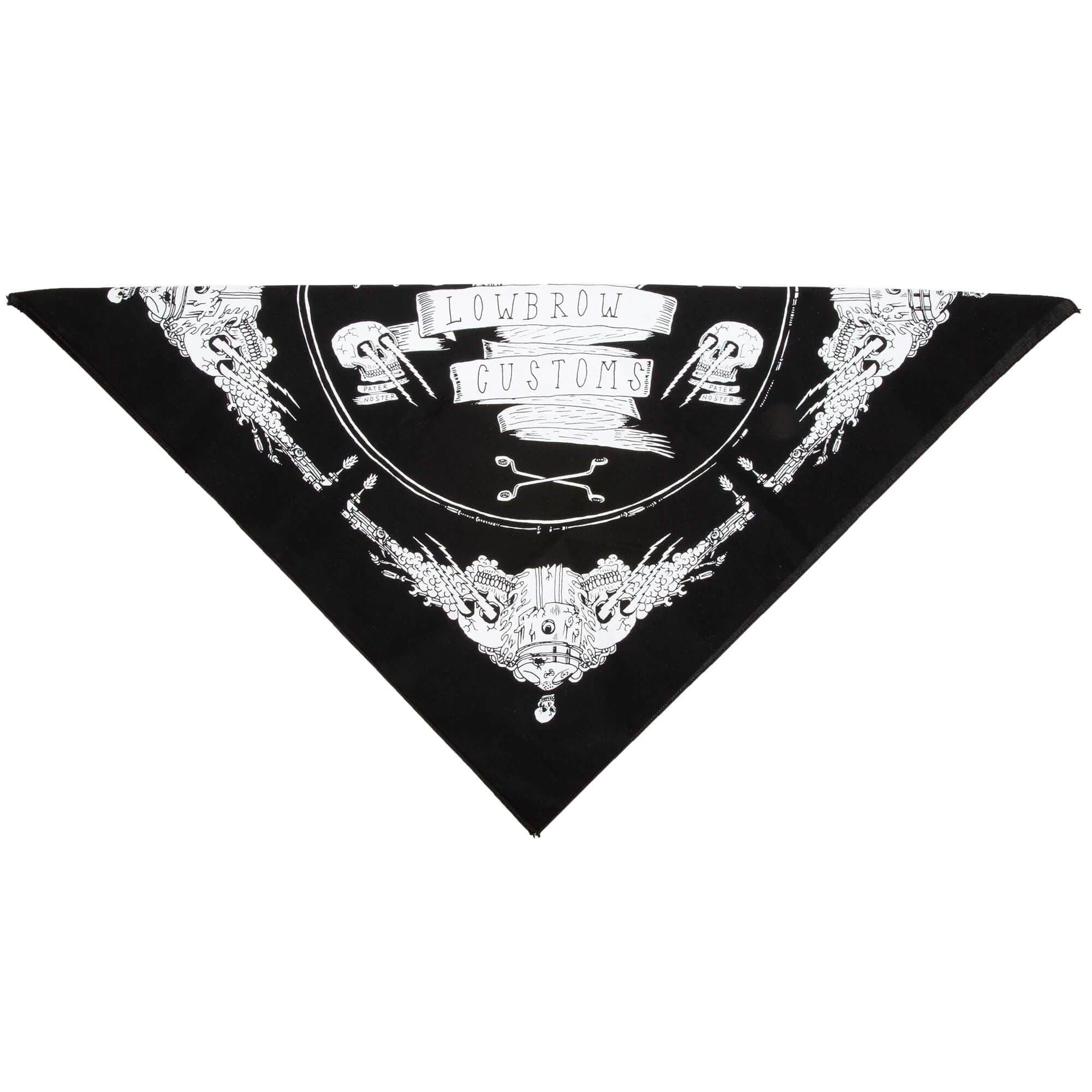 Lowbrow Customs Knucklehead Bandanna - Made In The USA 5 Lowbrow Customs Knucklehead Bandanna - Made In The USA - Image 5