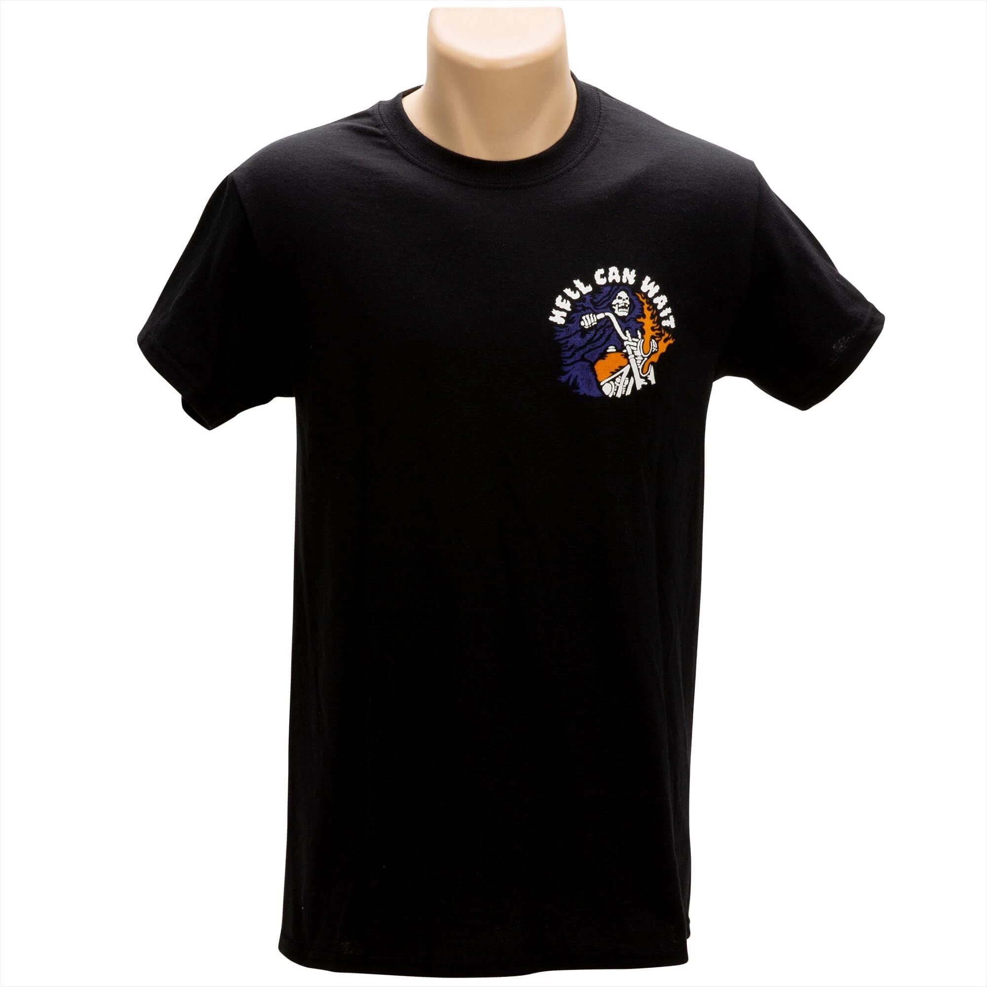 Lowbrow Customs Hell Can Wait T-Shirt 3 Lowbrow Customs Hell Can Wait T-Shirt - Image 3