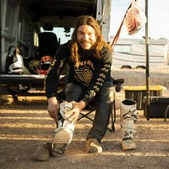 Lowbrow Customs Trademark Long Sleeve Shirt -Motorcycle Accessories Shop 010353 Trademark longsleeve t shirt promo web