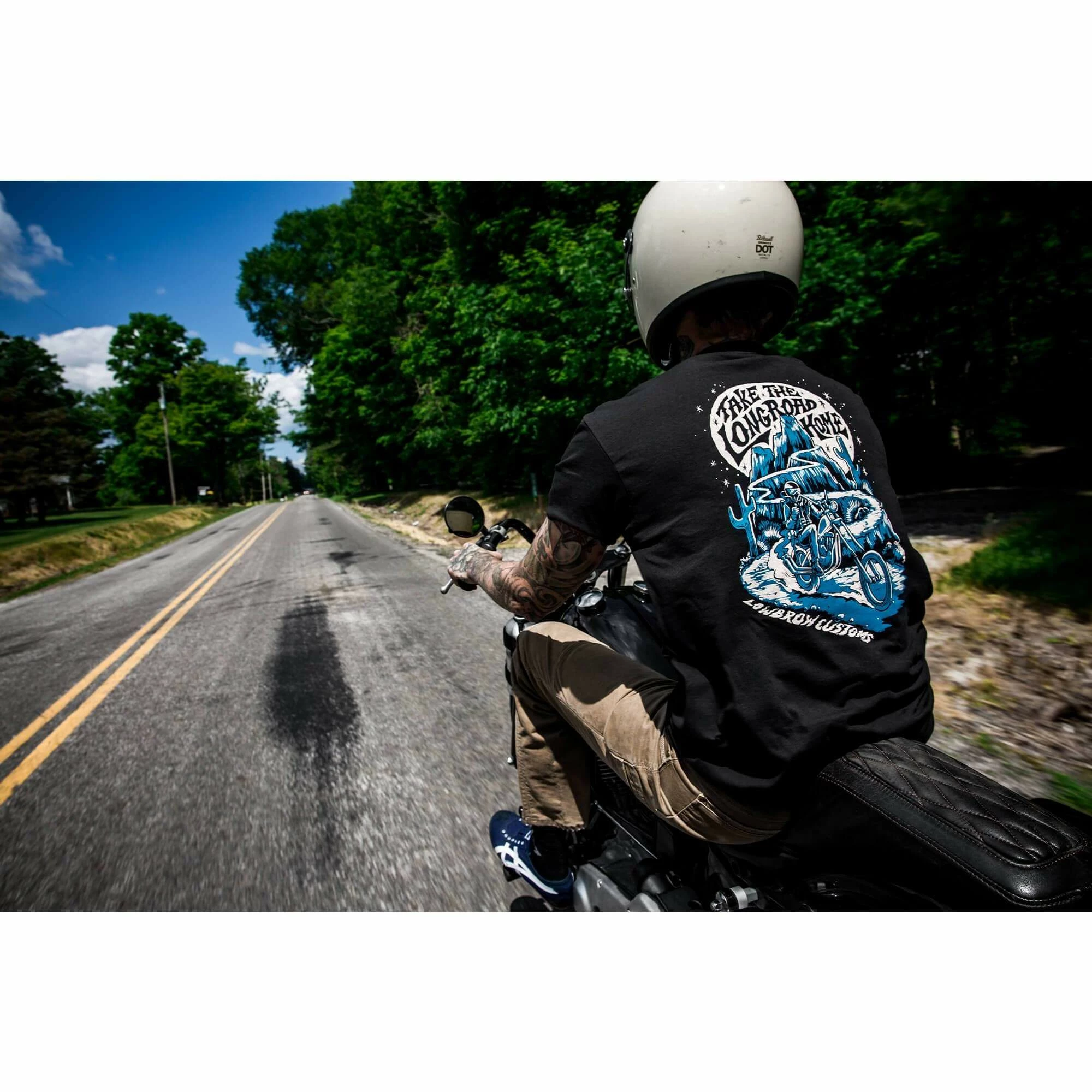 Lowbrow Customs Take The Long Road Home T-Shirt 9 Lowbrow Customs Take The Long Road Home T-Shirt - Image 9