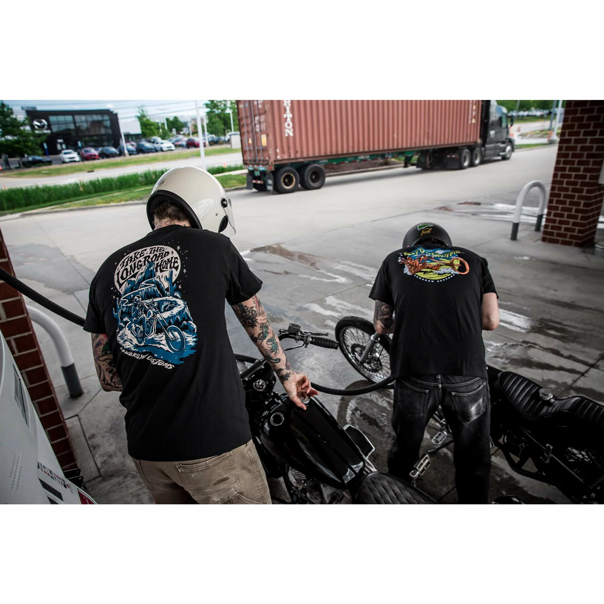 Lowbrow Customs Take The Long Road Home T-Shirt 6 Lowbrow Customs Take The Long Road Home T-Shirt - Image 6