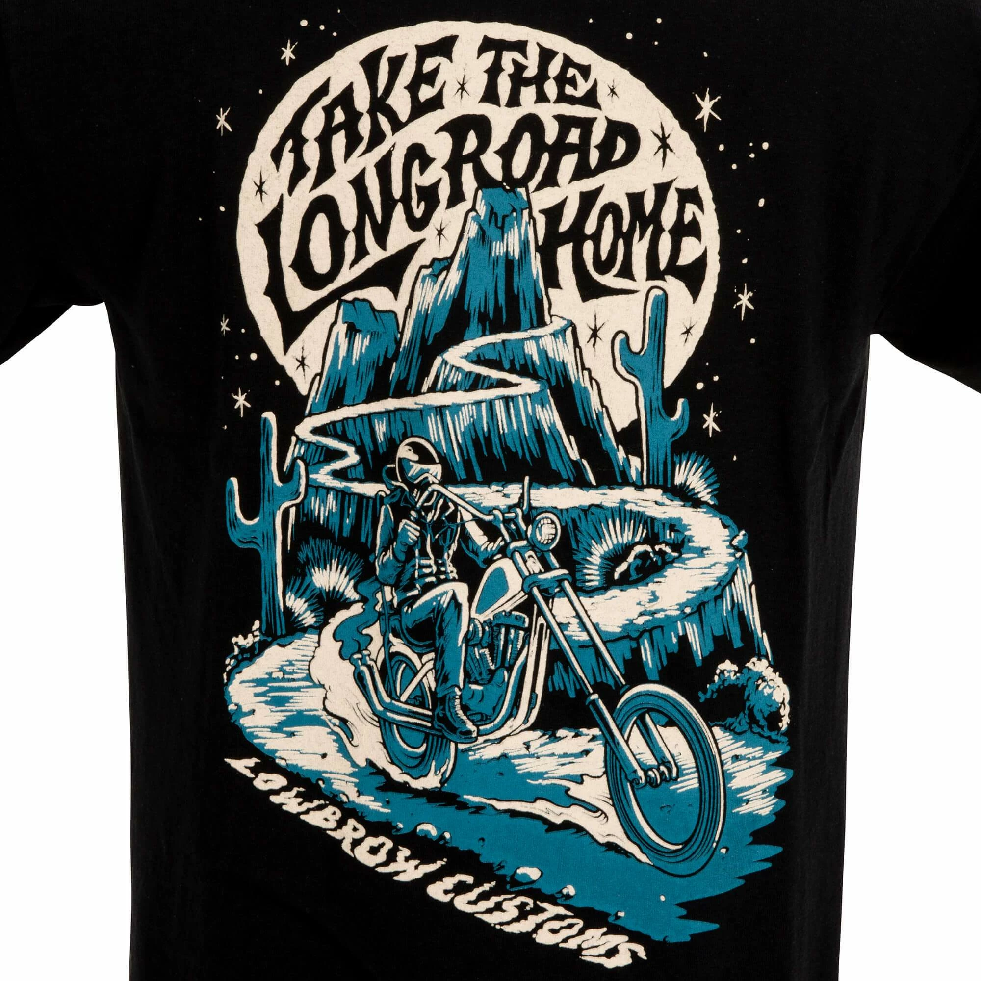 Lowbrow Customs Take The Long Road Home T-Shirt 2 Lowbrow Customs Take The Long Road Home T-Shirt - Image 2