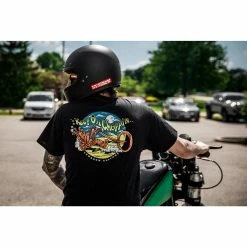 Lowbrow Customs Keep On Choppin T-Shirt -Motorcycle Accessories Shop 010739 Lowbrow Customs Keep On Choppin T Shirt 9