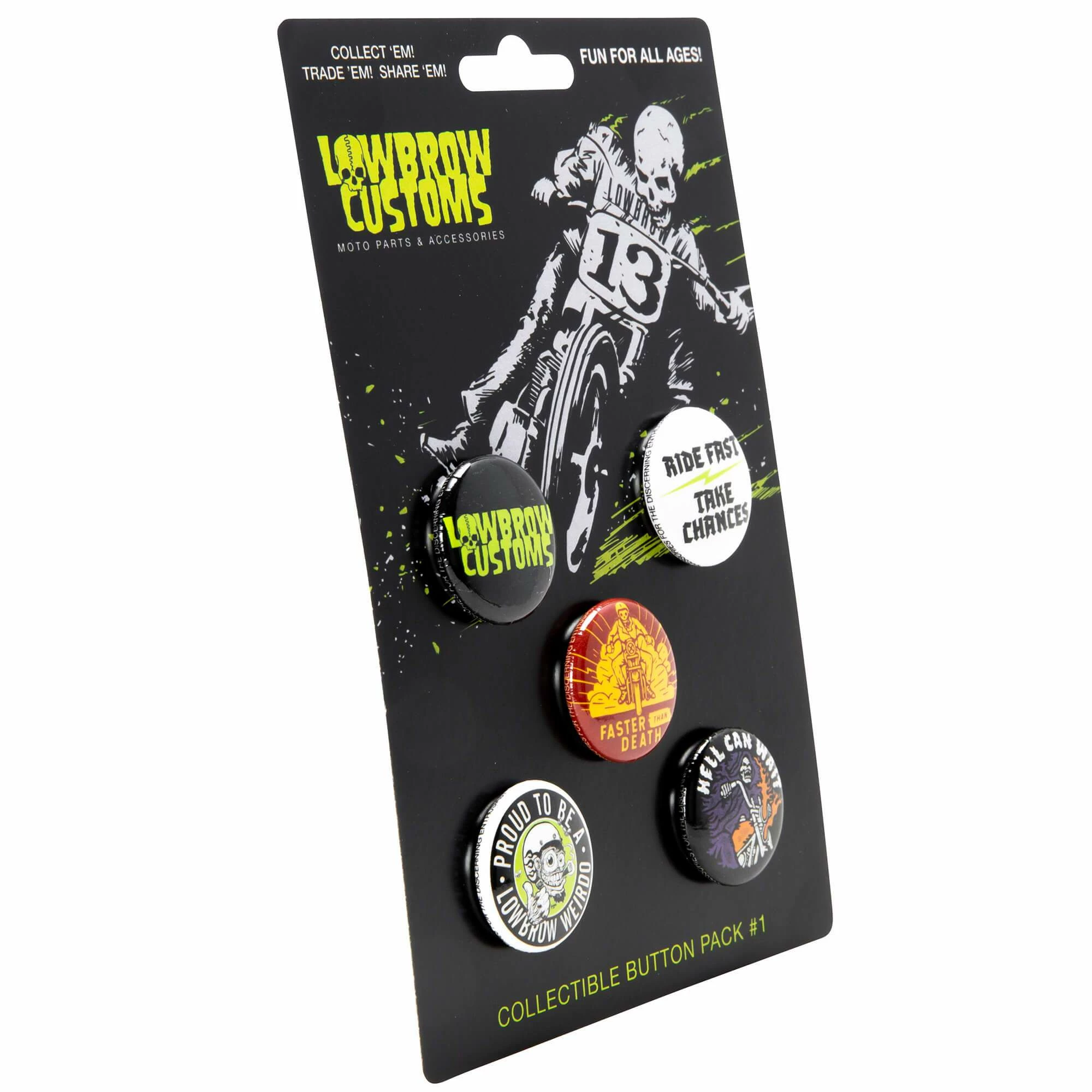 Lowbrow Customs Button Pack No. 1 2 Lowbrow Customs Button Pack No. 1 - Image 2