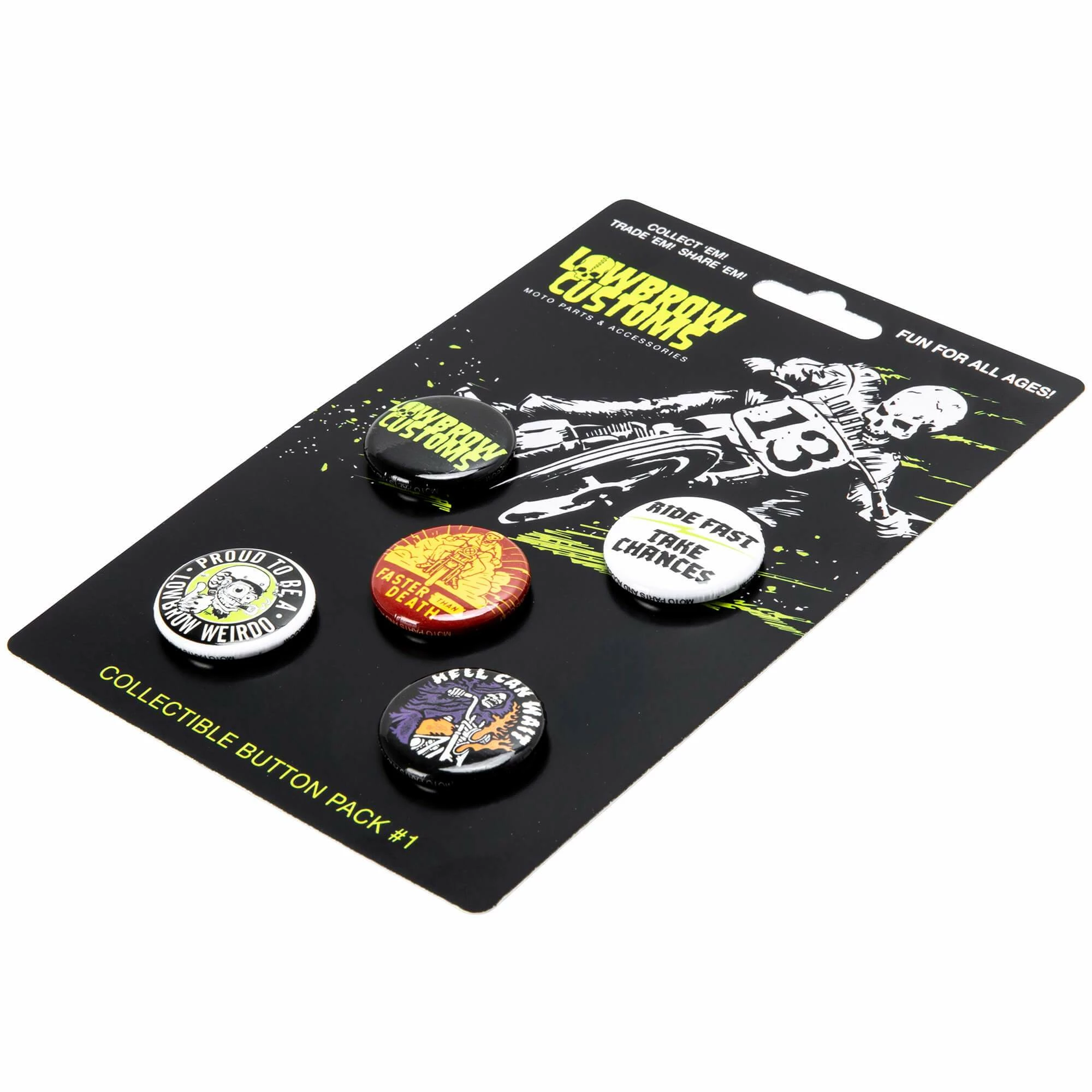 Lowbrow Customs Button Pack No. 1 3 Lowbrow Customs Button Pack No. 1 - Image 3