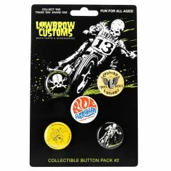 Lowbrow Customs Button Pack No. 2
