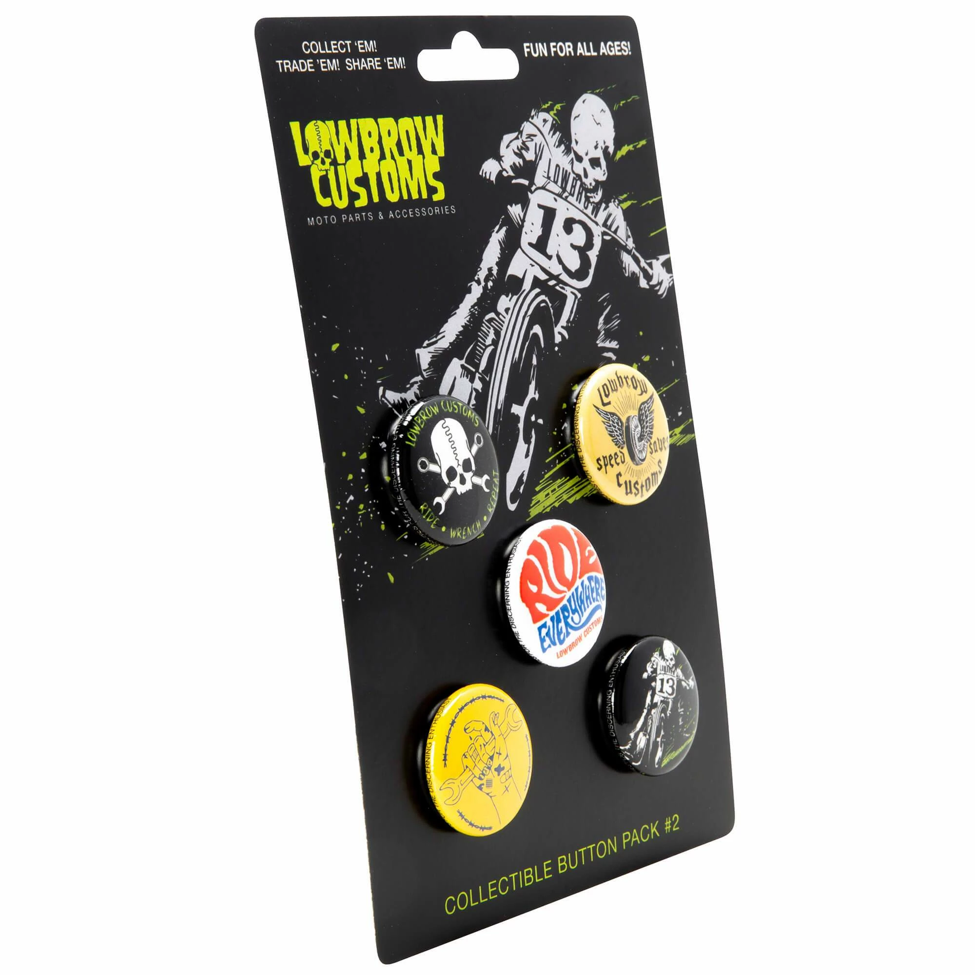 Lowbrow Customs Button Pack No. 2 2 Lowbrow Customs Button Pack No. 2 - Image 2