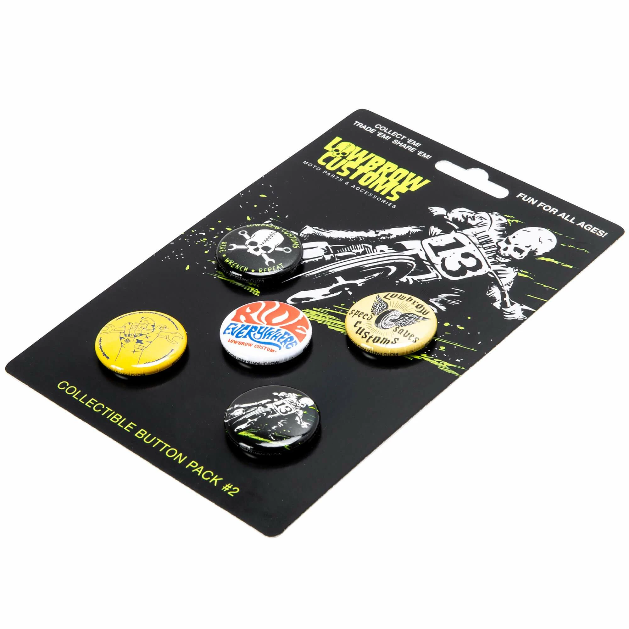 Lowbrow Customs Button Pack No. 2 3 Lowbrow Customs Button Pack No. 2 - Image 3