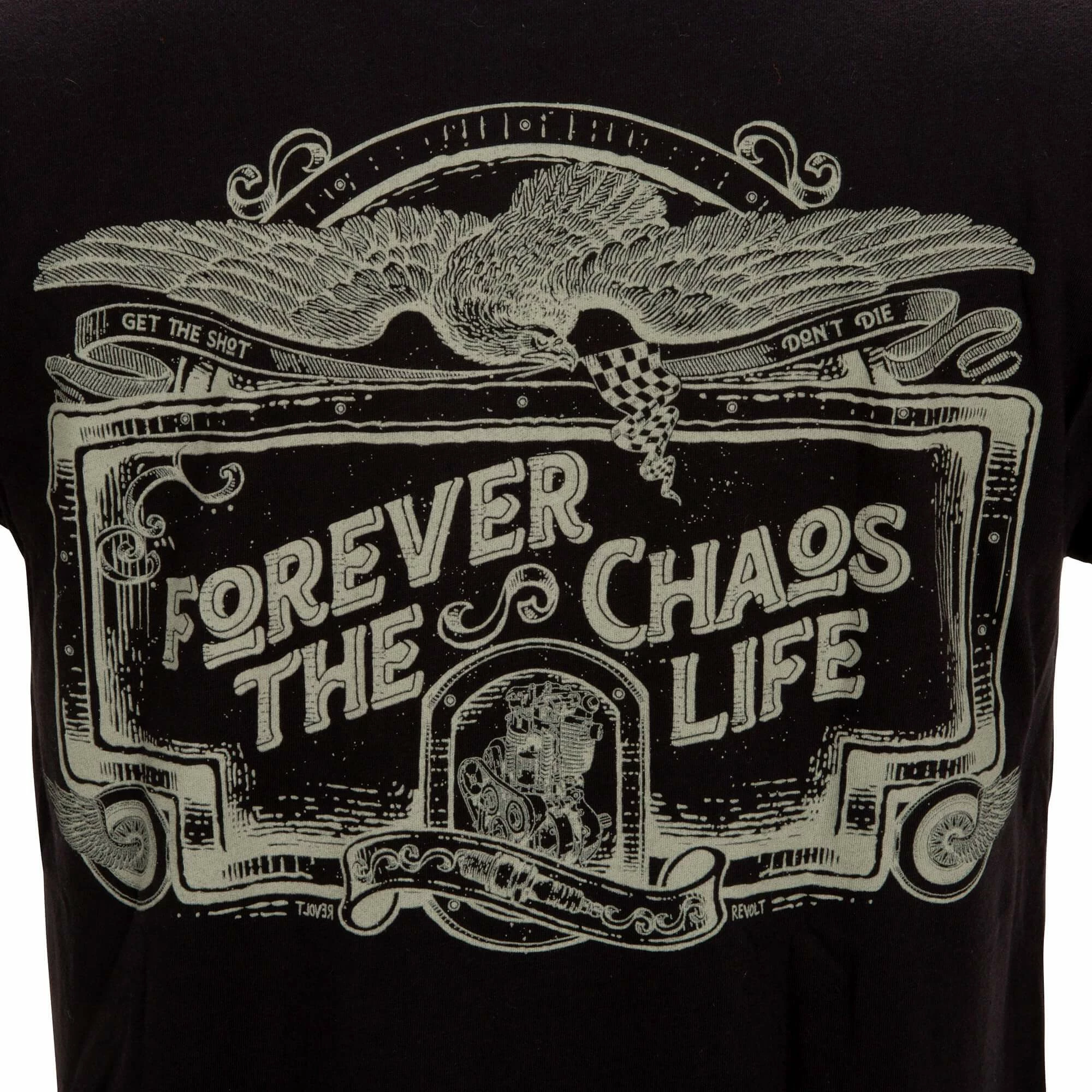 Forever The Chaos Life Don’t Die - T-shirt 2 Forever The Chaos Life Don’t Die - T-shirt - Image 2