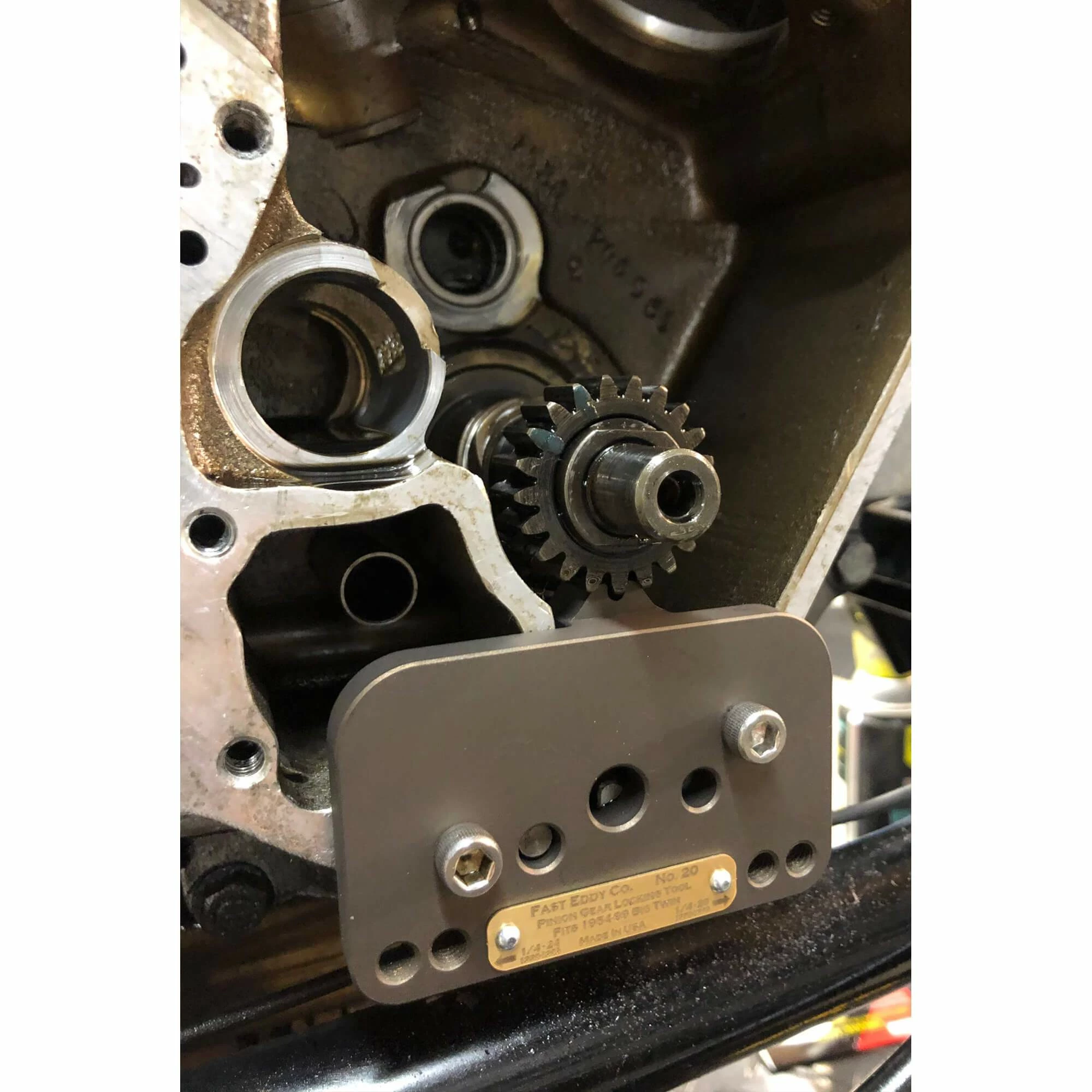 Fast Eddy Co. No. 20 Pinion Gear Locking Tool 1954-1999 Harley Big Twins 7 Fast Eddy Co. No. 20 Pinion Gear Locking Tool 1954-1999 Harley Big Twins - Image 7