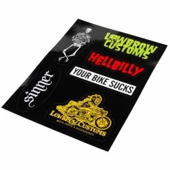 Lowbrow Customs Sticker Sheet No. 1 5 Lowbrow Customs Sticker Sheet No. 1 -Motorcycle Accessories Shop 010815 Lowbrow Customs Sticker Sheet No 1 3