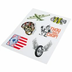 Lowbrow Customs Sticker Sheet No. 4 -Motorcycle Accessories Shop 010818 Lowbrow Customs Sticker Sheet No 4 3