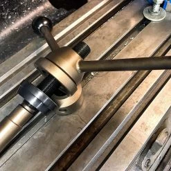 Fast Eddy Co. No.11 Motorcycle Neck Bearing Cup Installer -Motorcycle Accessories Shop 010848 Fast Eddy Co Motorcycle Neck BearingCup Installer Installed 1