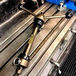 Fast Eddy Co. No.11 Motorcycle Neck Bearing Cup Installer -Motorcycle Accessories Shop 010848 Fast Eddy Co Motorcycle Neck BearingCup Installer Installed 2