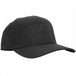 Lowbrow Customs Blackout Embroidered Snapback Hat 15 Lowbrow Customs Blackout Embroidered Snapback Hat -Motorcycle Accessories Shop 010877 Lowbrow Customs Blackout Embroidered Snapback Hat 1