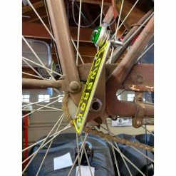 Lowbrow Customs LOWBROW Stamped Aluminum Bicycle License Plate 21 Lowbrow Customs LOWBROW Stamped Aluminum Bicycle License Plate -Motorcycle Accessories Shop 011133 011706 LOWBROW Stamped Aluminum Bicycle License Plate Installed 2