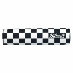 Biltwell Moto Bar Pad - Checkers / Script Black -Motorcycle Accessories Shop 011175 Biltwell MotoBarPad Checkers ScriptBlack 3