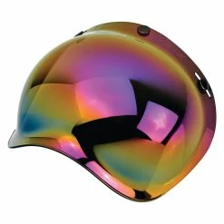 Biltwell Anti-Fog Bubble Shield - Rainbow Mirror