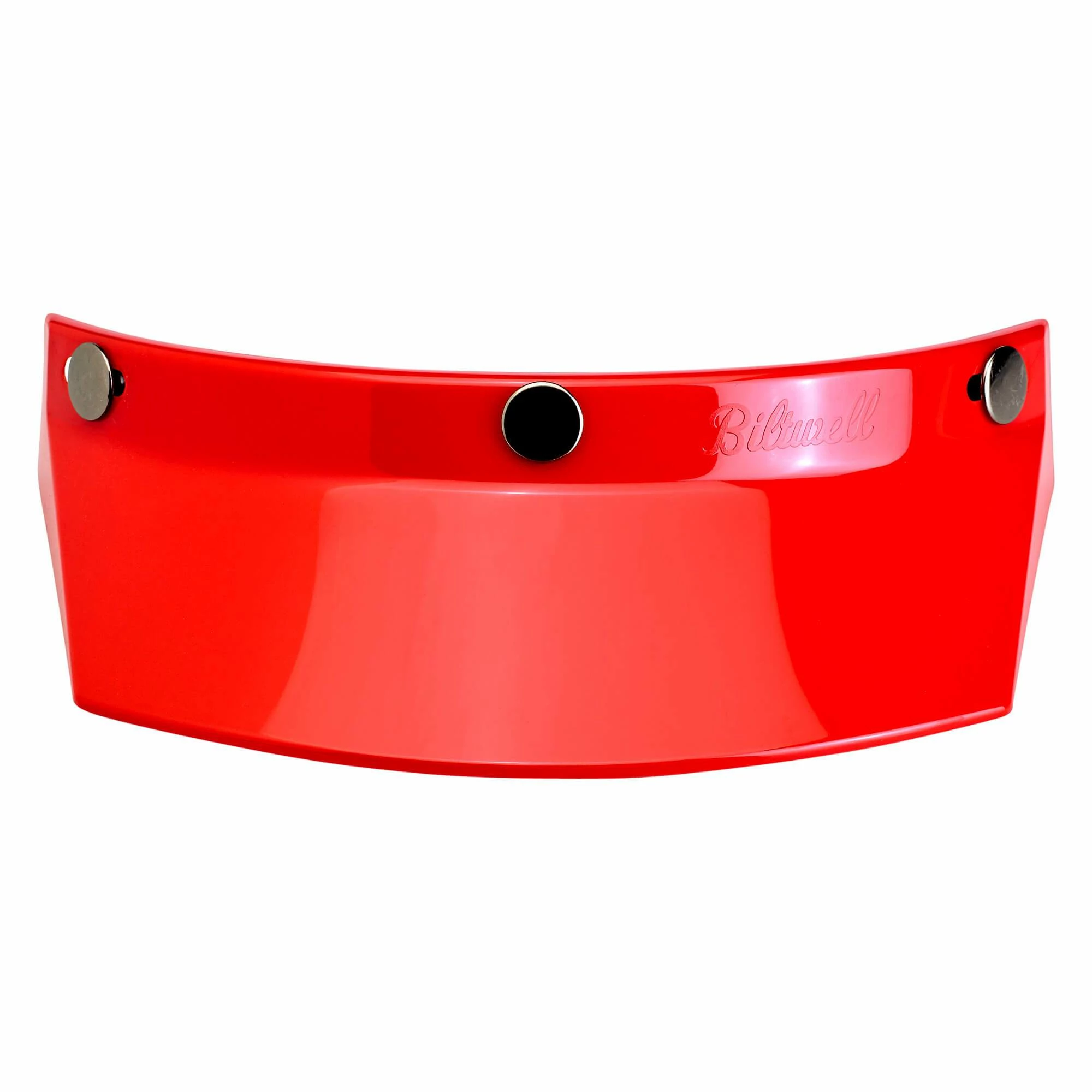 Biltwell Helmet Moto Visor - Red 2 Biltwell Helmet Moto Visor - Red - Image 2