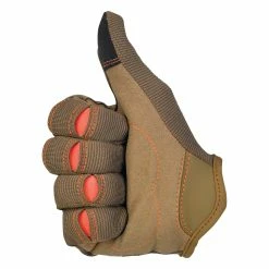 Biltwell Moto Gloves - Brown/Orange -Motorcycle Accessories Shop 011217 Biltwell MotoGloves Brown Orange 8