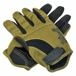 Biltwell Moto Gloves - Olive/Black -Motorcycle Accessories Shop 011218 Biltwell MotoGloves Olive Black Tan 3