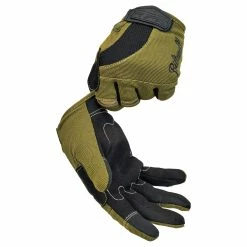 Biltwell Moto Gloves - Olive/Black -Motorcycle Accessories Shop 011218 Biltwell MotoGloves Olive Black Tan 5