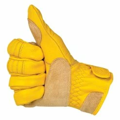 Biltwell Work Gloves - Gold -Motorcycle Accessories Shop 011220 Biltwell WorkGloves Gold 8