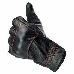 Biltwell Belden Gloves - Redline -Motorcycle Accessories Shop 011223 Biltwell BeldenGloves Redline 2