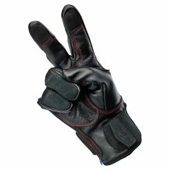 Biltwell Belden Gloves - Redline -Motorcycle Accessories Shop 011223 Biltwell BeldenGloves Redline 4