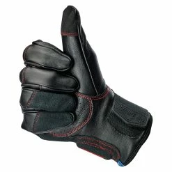 Biltwell Belden Gloves - Redline -Motorcycle Accessories Shop 011223 Biltwell BeldenGloves Redline 5