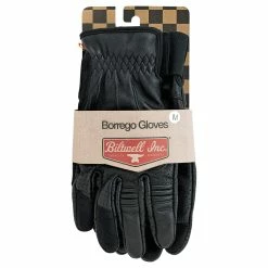 Biltwell Borrego Gloves - Black/Black -Motorcycle Accessories Shop 011224 Biltwell BorregoGloves Black 1