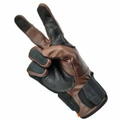 Biltwell Borrego Gloves - Chocolate -Motorcycle Accessories Shop 011226 Biltwell BorregoGloves Chocolate 4